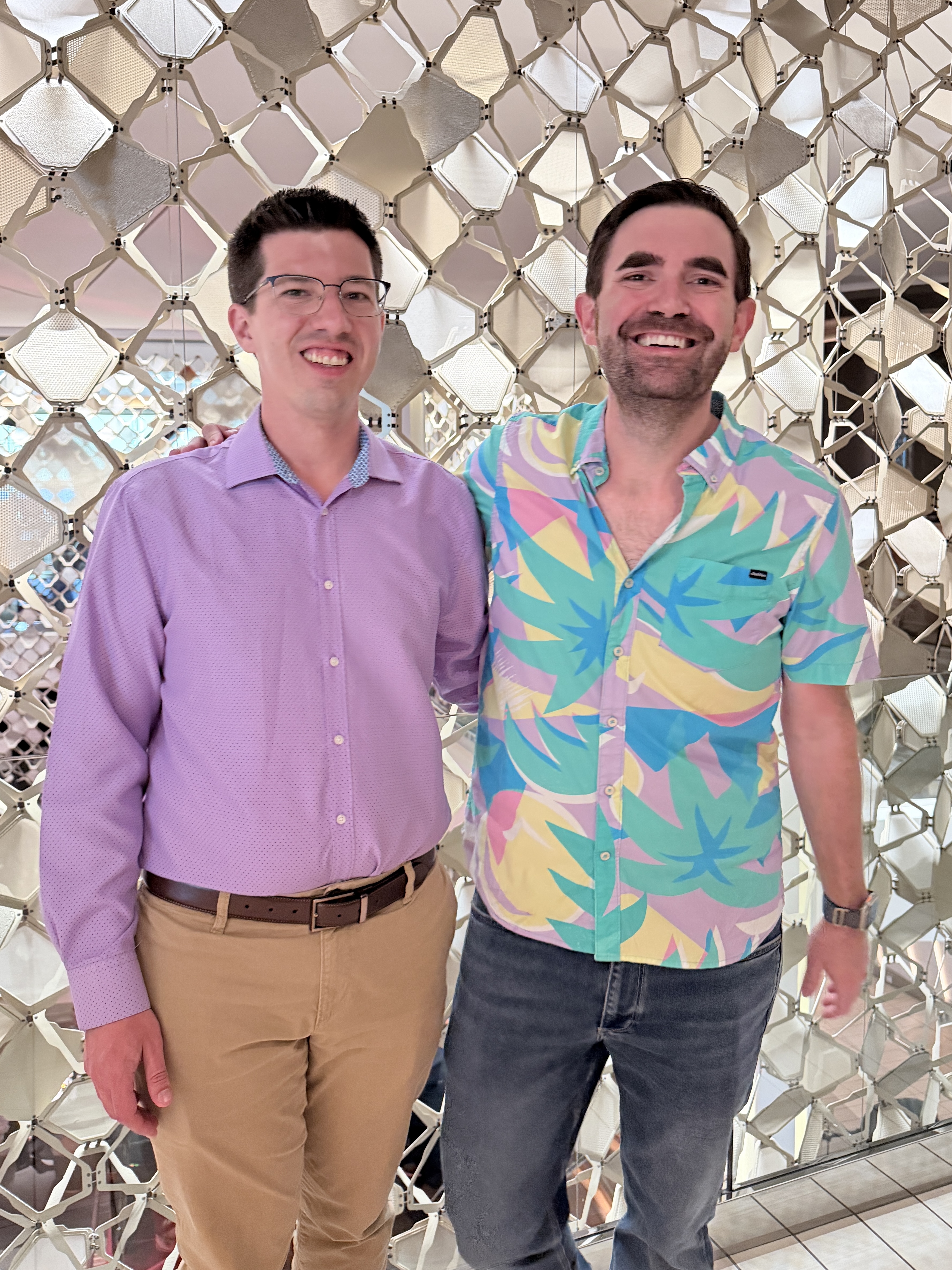 Nathan and Calvin on the Celebrity cruise ship